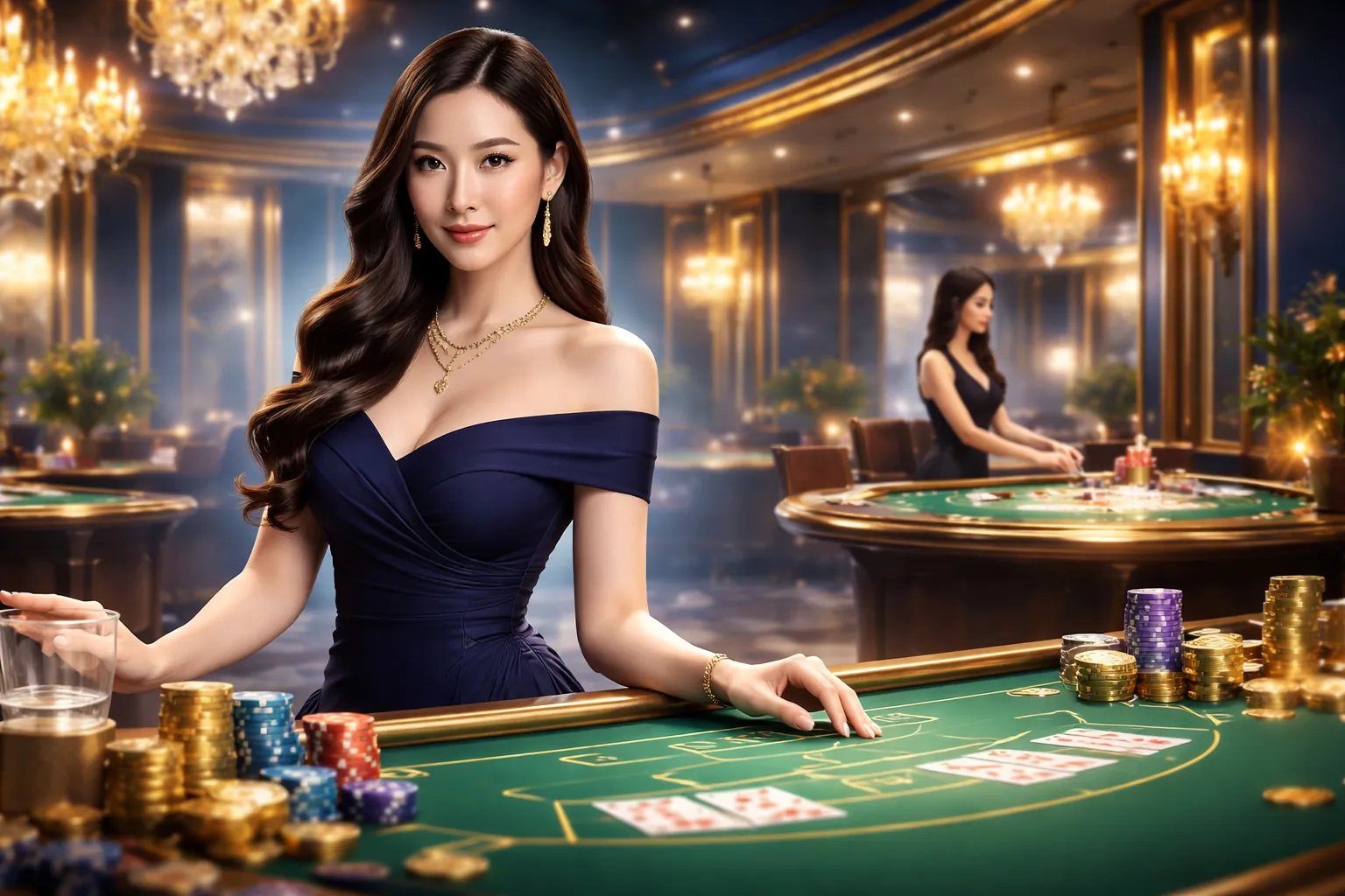 Sòng bạc trực tuyến bet6789 với dealer chuyên nghiệp và người chơi